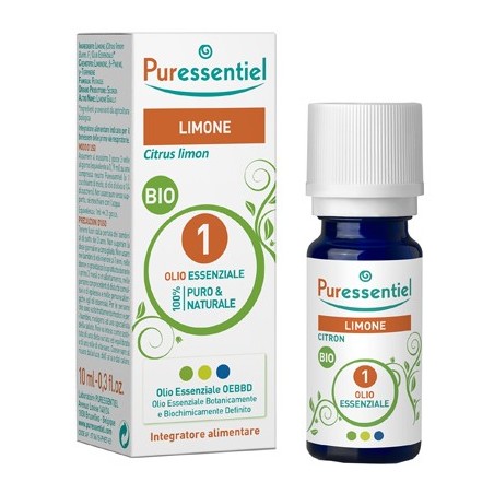 Puressentiel Limone Olio Essenziale Bio gocce 10 Ml