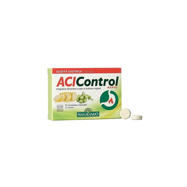 Naturando Acicontrol Rapid 20 Compresse integratore antiacido