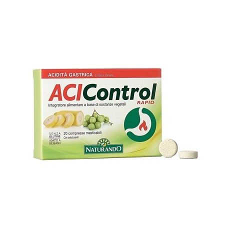 Naturando Acicontrol Rapid 20 Compresse integratore antiacido