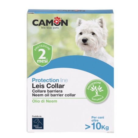 Camon Leis Collare Barriera Con Olio Di Neem Cane 60 Cm L 12 Pezzi