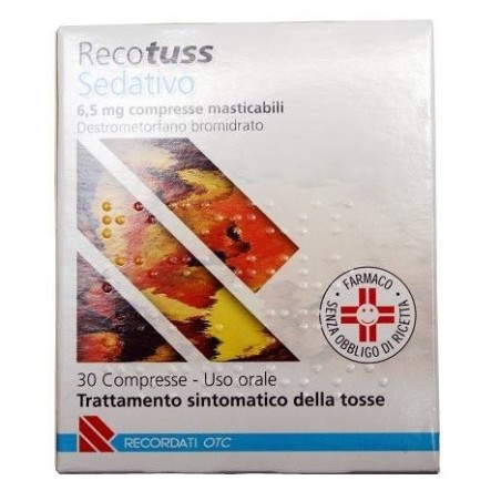 Recotuss Sedativo* 30 Compresse Masticabili 6,5mg