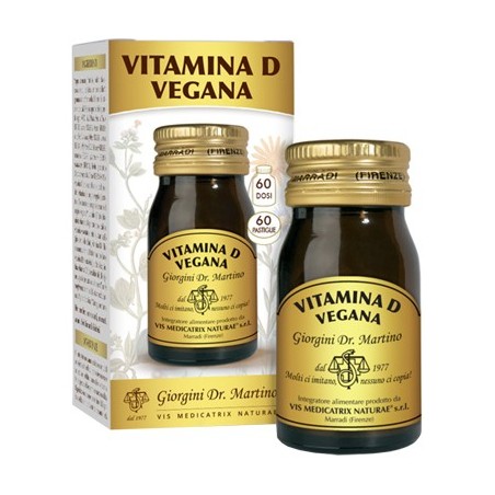 Dr Giorgini Ser-vis Vitamina D Vegana integratore 60 Pastiglie