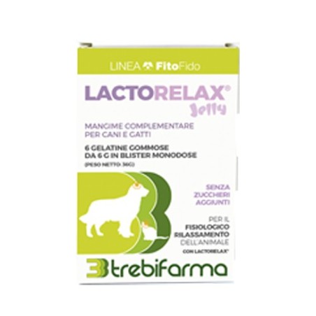 Trebifarma Lactorelax Jelly mangime per cani e gatti 6 Jelly