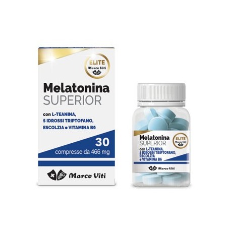 Marco Viti Farmaceutici Melatonina Superior integratore 30 Compresse