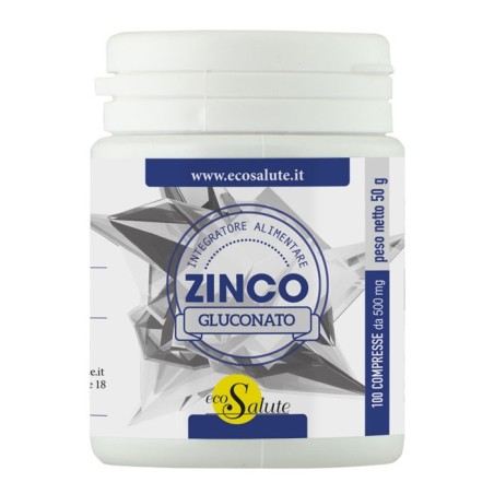 Spazio Ecosalute Zinco Gluconato integratore 100 Compresse