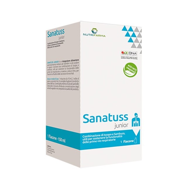 Aqua Viva Sanatuss Junior sciroppo per la tosse 200 Ml