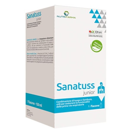 Aqua Viva Sanatuss Junior sciroppo per la tosse 200 Ml