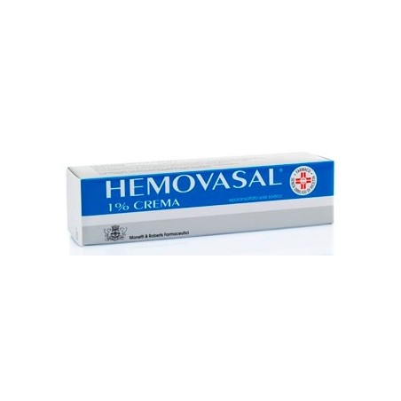 Hemovasal*crema 30g 1%