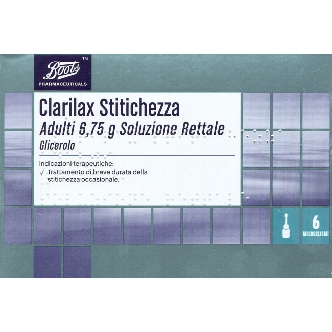 Clarilax Stitichezza*adulti 6 Microclismi 6,75g