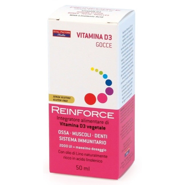 Vital Factors Italia Reinforce Vitamina D3 Gocce 50 Ml