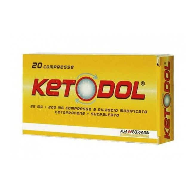 Ketodol 20 Compresse 25mg+200mg