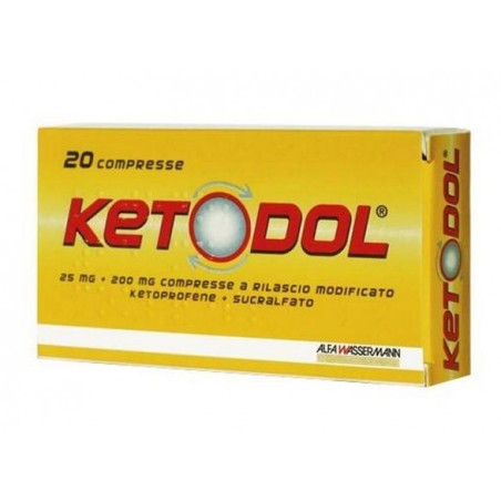 Ketodol 20 Compresse 25mg+200mg