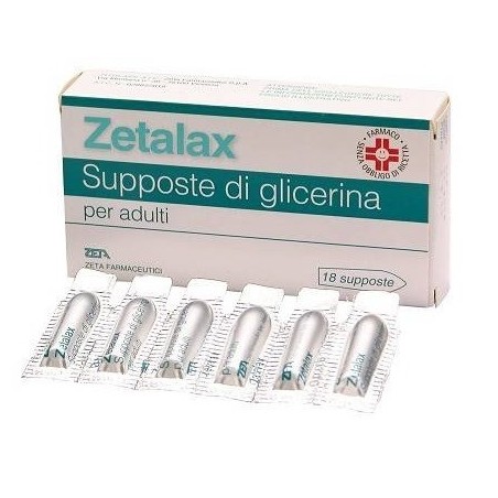 Zetalax*adulti 18 Supposte 2,25g