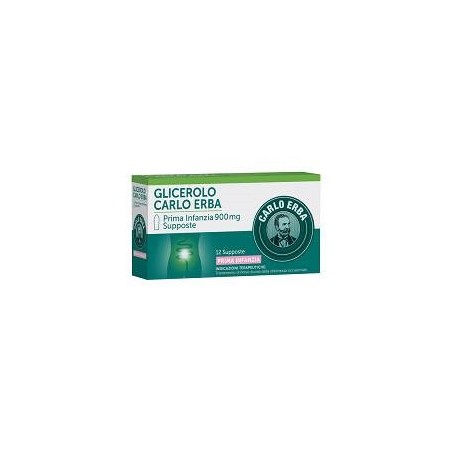 Carlo Erba Glicerolo Prima Infanzia 12 Supposte 900mg