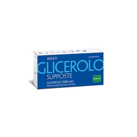 Sofar Glicerolo*adulti 18 Supposte 2250mg