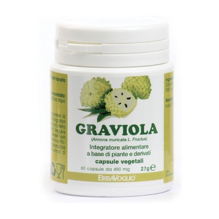 Erbavoglio Production Graviola 60 Capsule Pilloliera 27 G