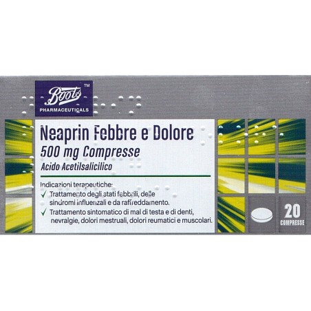 Neaprin Febbre Dolore* 20 Compresse 500mg