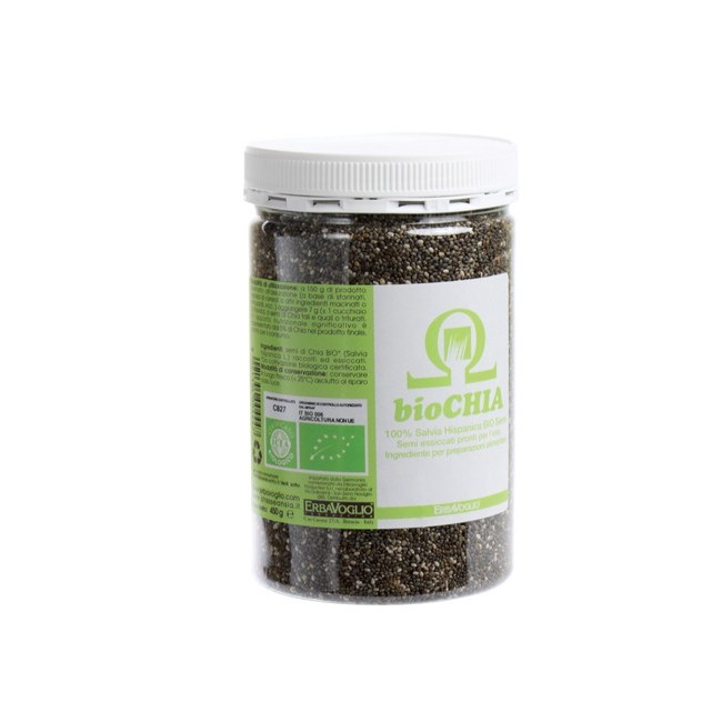 Erbavoglio Production Biochia Semi Di Chia 450 G