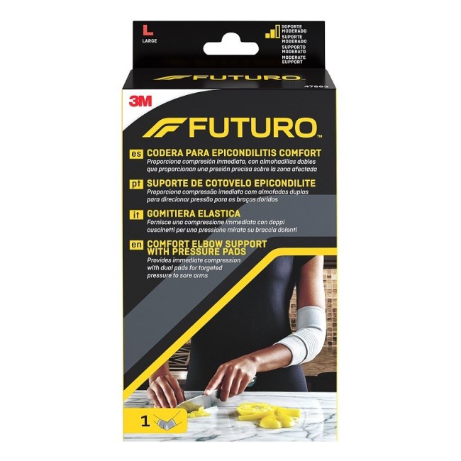 3m Italia Futuro Gomitiera Elastica Beige Taglia Small