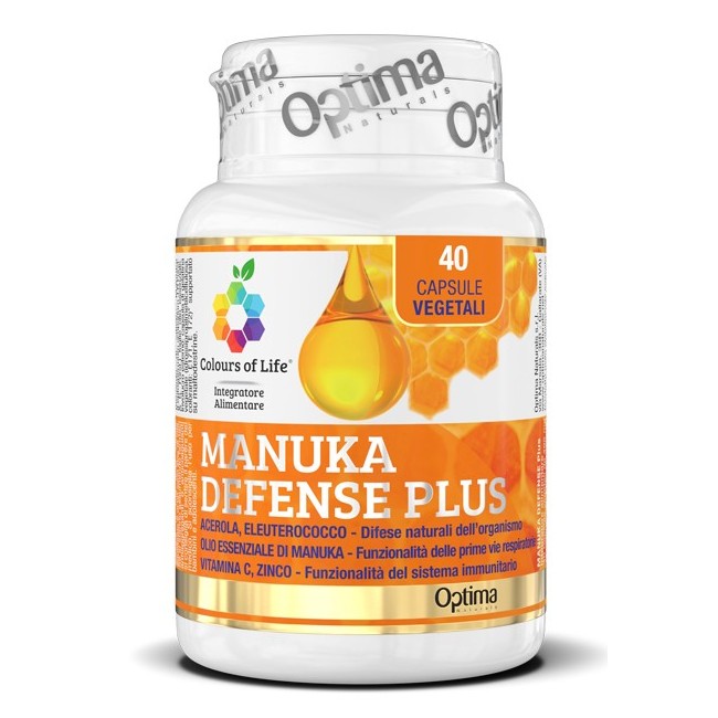 Colours Of Life Manuka Defense Plus 40 Capsule Vegetali 495 Mg