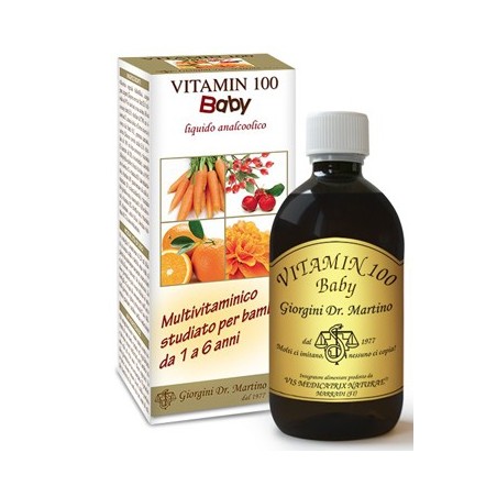 Dr Giorgini Ser-vis Vitamin 100 Baby Liquido Analcolico 500 Ml