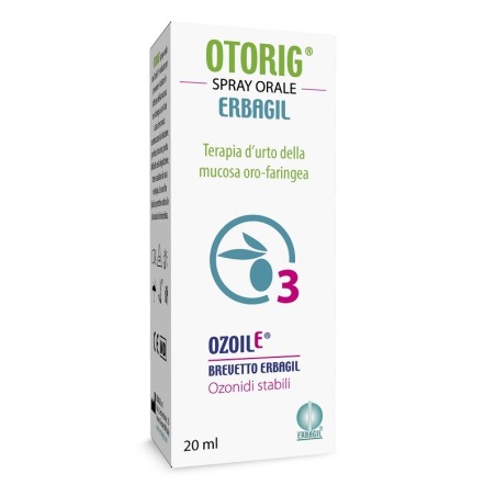 Erbagil Otorig Spray Orale per il mal di gola 20 Ml