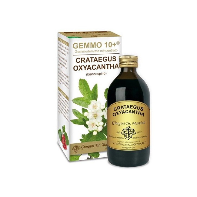 Dr Giorgini Gemmo 10+ Biancospino Liquido Analcolico 200 Ml