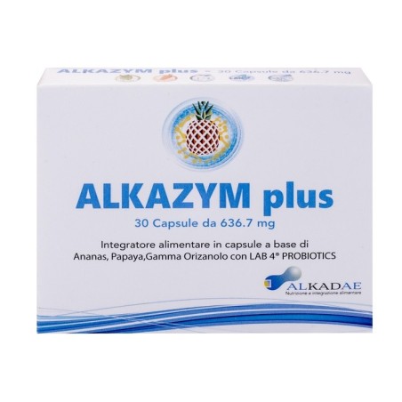 Alkadae Di Rebecchini L. Alkazym Plus integratore 30 Capsule