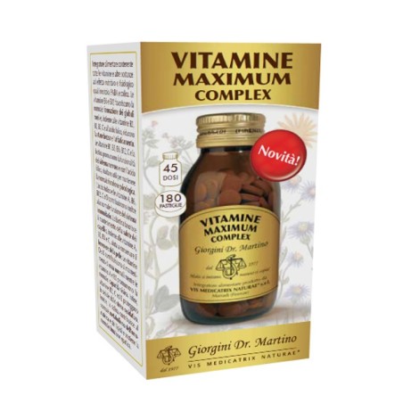 Dr Giorgini Ser-vis Vitamine Maximum Complex 180 Pastiglie