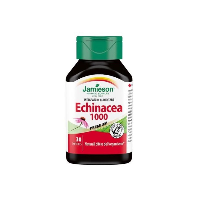 Biovita Echinacea 1000 Jamieson integratore 30 Capsule