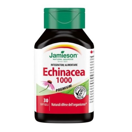 Biovita Echinacea 1000 Jamieson integratore 30 Capsule