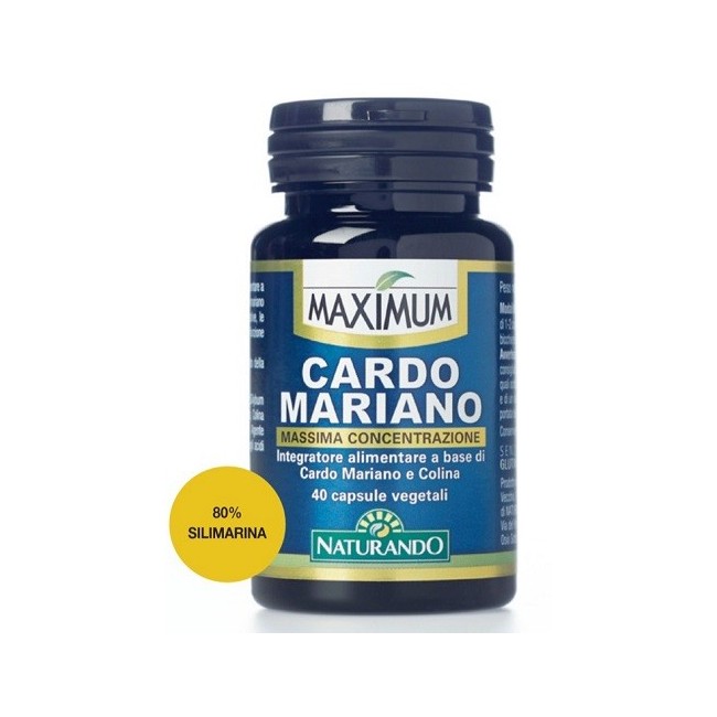 Naturando Maximum Cardo Mariano integratore 40 Capsule