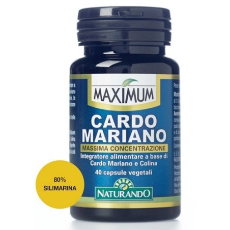 Naturando Maximum Cardo Mariano integratore 40 Capsule