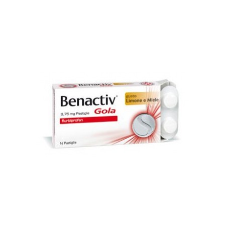 Benactiv Gola*16 Pastiglie Miele E Limone