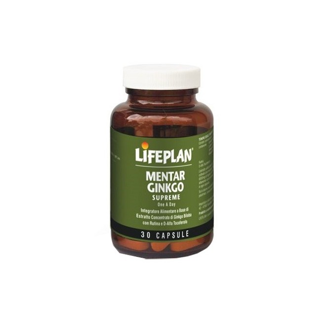 Lifeplan Products Mentar Ginkgo integratore 30 Capsule