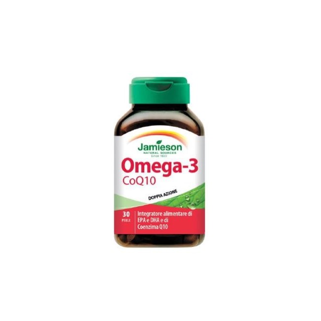 Biovita Jamieson Omega 3 Coenzima Q10 Integratore 30 Perle