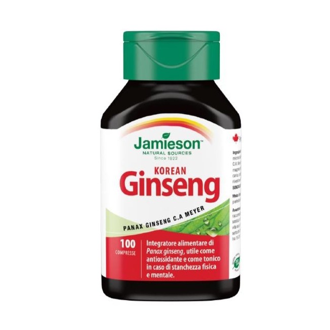 Biovita Jamieson Korean Ginseng 100 Compresse