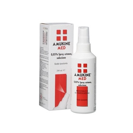 Amukine Med*spray Cutaneo 200ml 0,05%