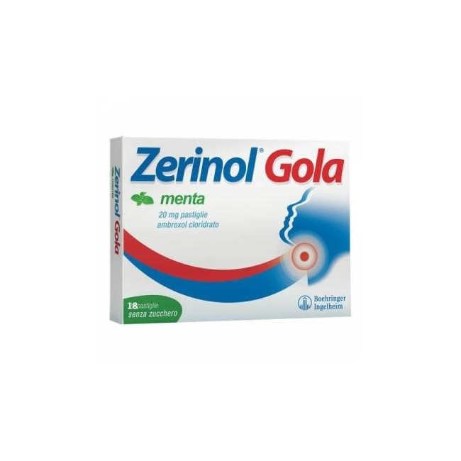 Zerinol Gola Menta*18 Pastglie 20mg