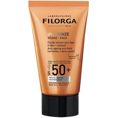 Laboratoires Filorga Uv Bronze Face 50+ fluido solare antiaging 40 Ml