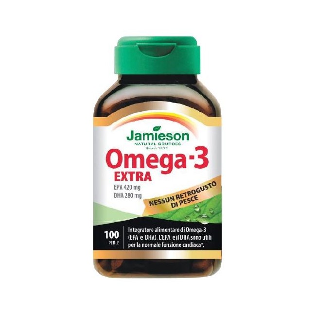 Biovita Jamieson Omega 3 Extra Integratore 100 Perle