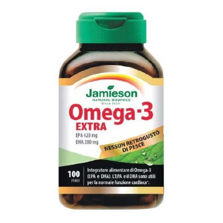 Biovita Jamieson Omega 3 Extra Integratore 100 Perle