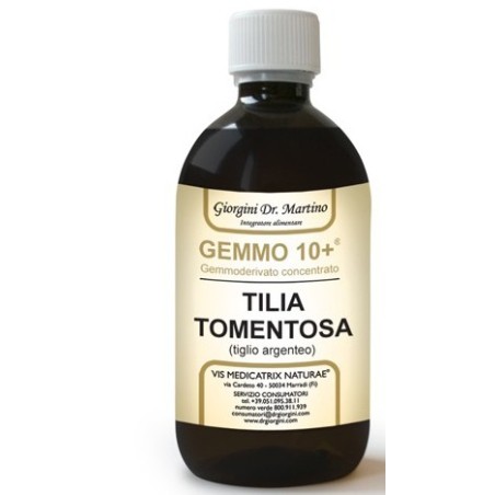 Dr Giorgini Gemmo 10+ Tiglio Argenteo Liquido Analcolico 500 Ml