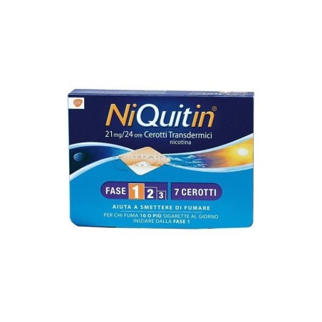 Niquitin*7 Cerotti Transdermici 21mg/24h