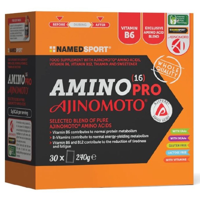 Namedsport Amino 16 Pro Ajinomoto integratore 30 Bustine