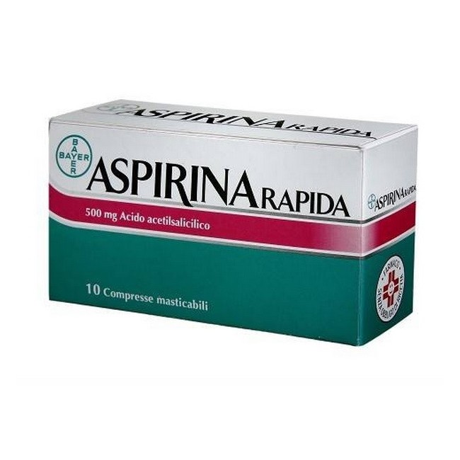 Aspirina*rapida 10 Compresse Masticabili 500mg