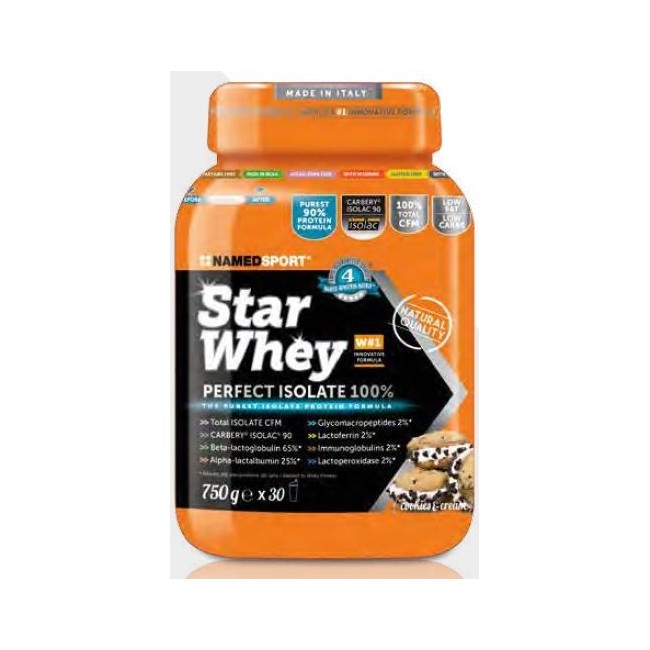 Namedsport Star Whey Cookies & Cream in polvere 750 G