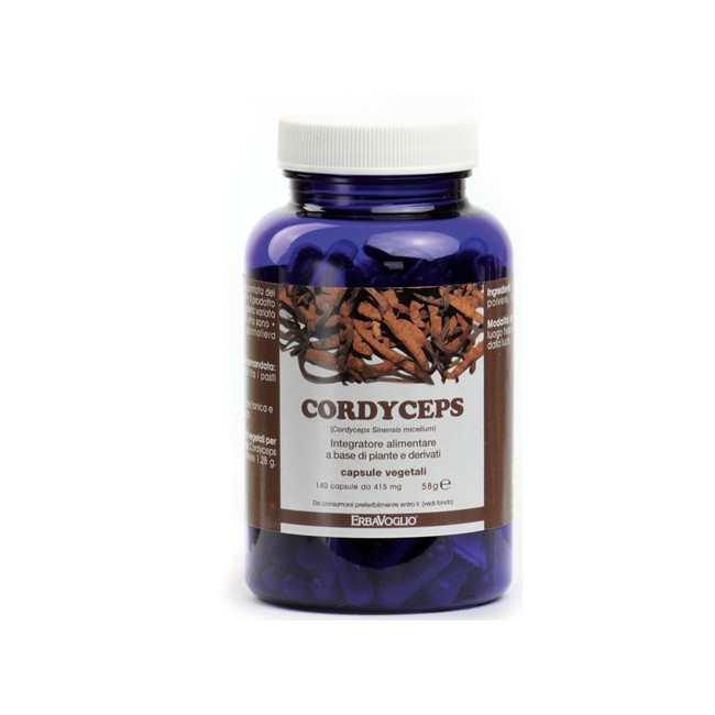 Erbavoglio Production Cordyceps integratore 140 Capsule