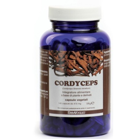 Erbavoglio Production Cordyceps integratore 140 Capsule