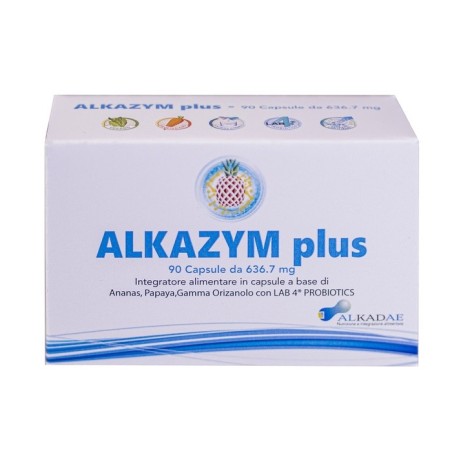 Alkadae Alkazym Plus integratore 90 Capsule